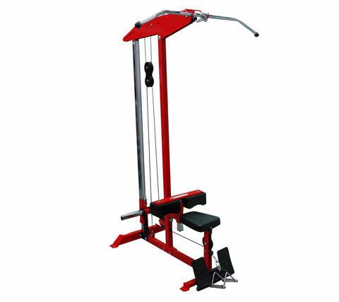 Lat pulldown machine (plate loaded) 