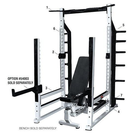 York STS Multi Function Rack White Gym Concepts