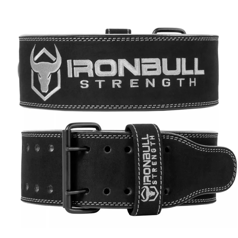 Iron Bull Strength 10mm Double Prong Power Belt Lifting Belts Iron Bull Strength Black S