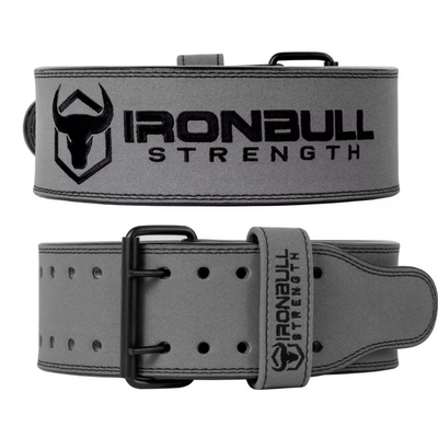 Iron Bull Strength 10mm Double Prong Power Belt Lifting Belts Iron Bull Strength Grey S
