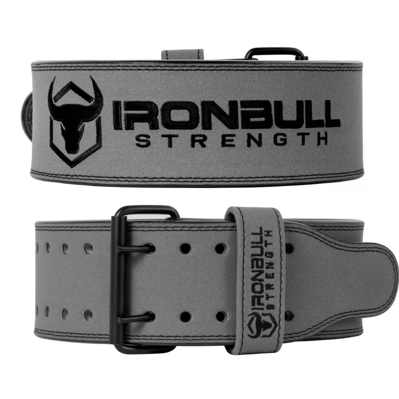 Iron Bull Strength 10mm Double Prong Power Belt Lifting Belts Iron Bull Strength Grey S