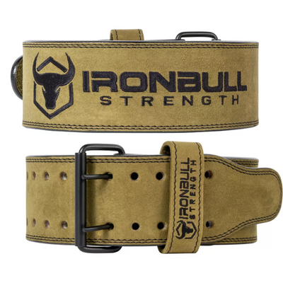 Iron Bull Strength 10mm Double Prong Power Belt Lifting Belts Iron Bull Strength Milspec Green S