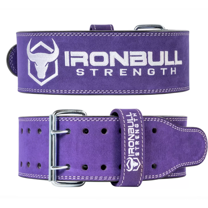 Iron Bull Strength 10mm Double Prong Power Belt Lifting Belts Iron Bull Strength Purple S