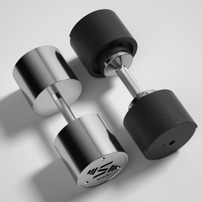 Snode Drop-proof Cast Iron Adjustable Dumbbells 80 lbs And 8 Magnet Weight Plates Bundle Weights Snode Sport   