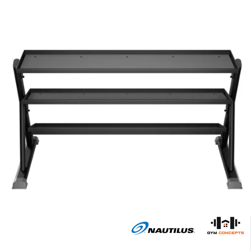 Nautilus 3-Tier Dumbbell Rack Storage Nautilus