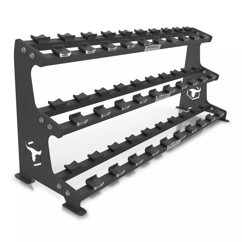 Commercial 3-Tier Dumbbell Rack Strength Iron Bull Strength