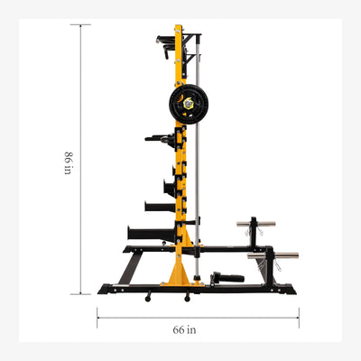 Altas AL-3035 Smith Machine Half Rack Combo Strength Altas Strength   