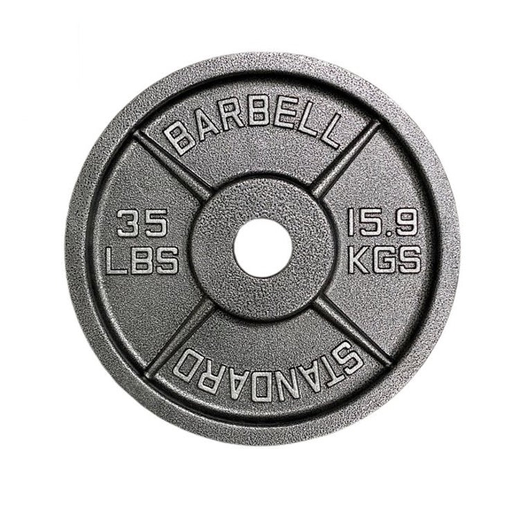 GC Standard Cast Iron Olympic Plate $0.50/LB Weights Gym Concepts 35 lb  