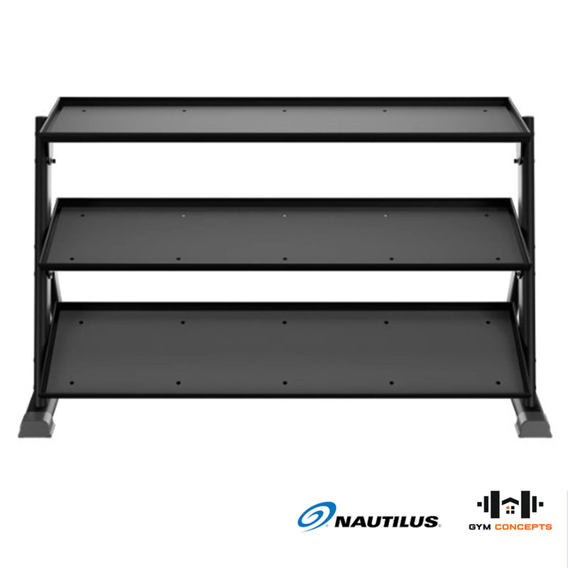 Nautilus 3-Tier Dumbbell Rack Storage Nautilus