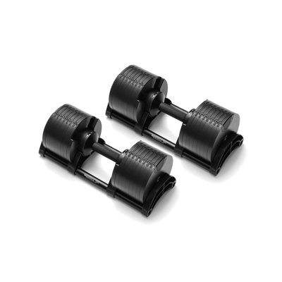 580 Adjustable Dumbbell Set Weights NÜOBELL Black