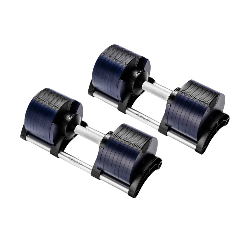 580 Adjustable Dumbbell Set Weights NÜOBELL Blue