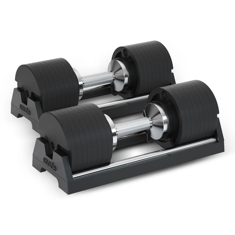 Snode Ultimate Strength Training Bundle : Adjustable Dumbbells (80 lbs)/Magnetic plates/Rack Weights Snode Sport   