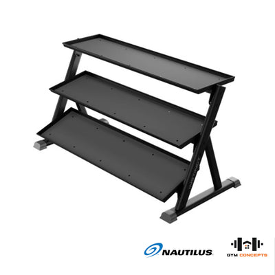 Nautilus 3-Tier Dumbbell Rack Storage Nautilus