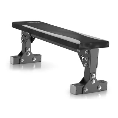 Iron Bull Strength FWB Flat Bench Weight Benches - Flat Iron Bull Strength Black/White 15.25"