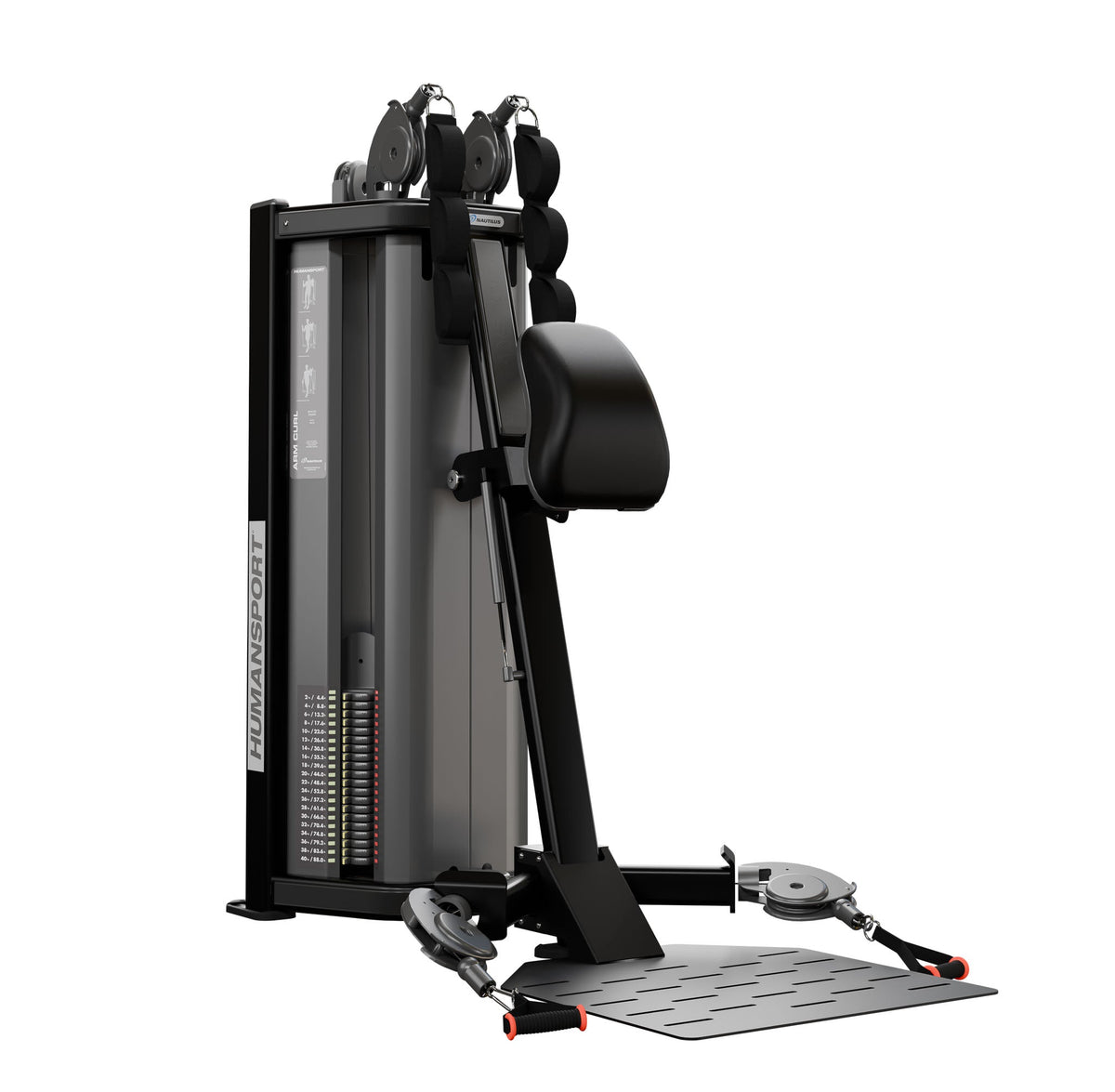 Nautilus HumanSport 9-HSAC3-60BZE manufacturer-matched commercial strength machine
