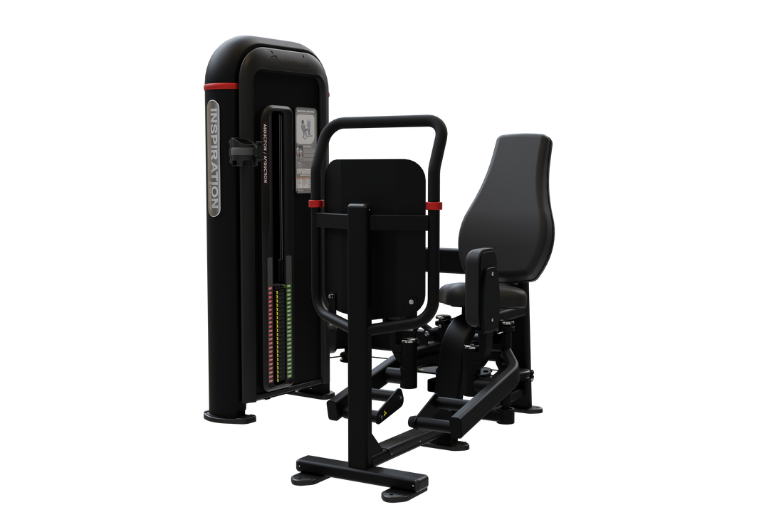 Nautilus Inspiration IPAA5 Abduction/Adduction black selectorized hip machine, manufacturer 2026 model