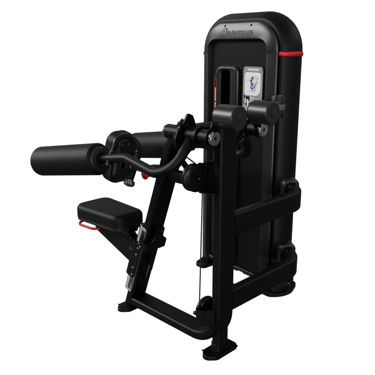 Nautilus Inspiration Deltoid Raise IPDR5, black — front three-quarter view