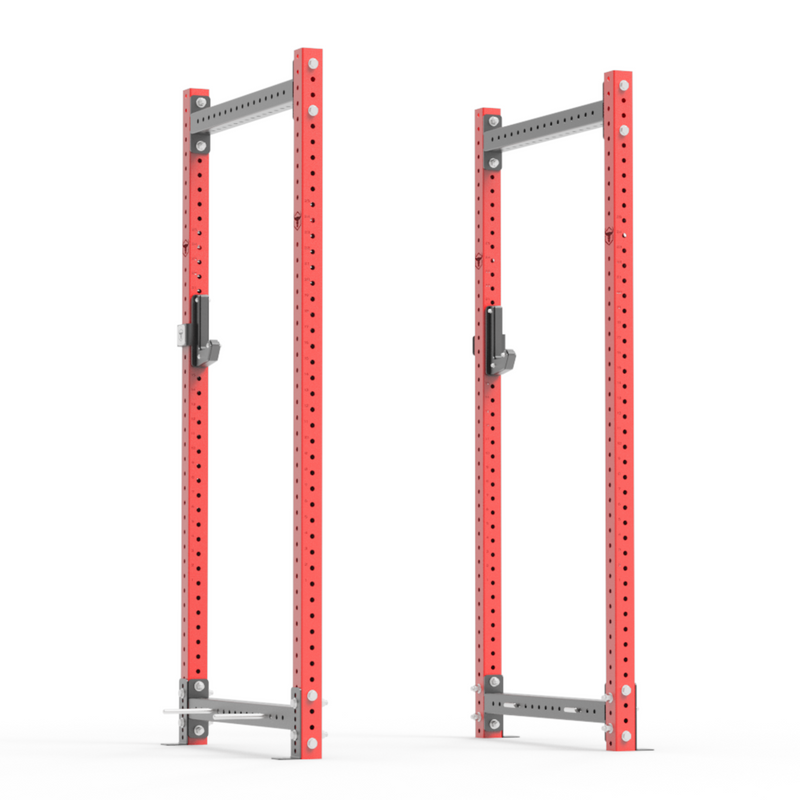 Iron Bull Strength PR1 Rack Builder Racks - Power Racks Iron Bull Strength 78" 24" Red