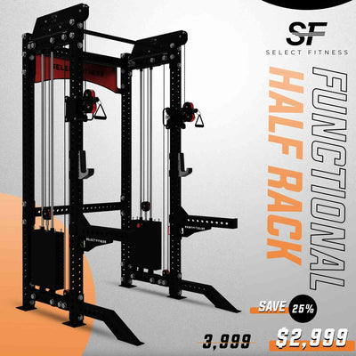 Select Fitness SF-3 Functional Half Rack Strength Select Fitness   