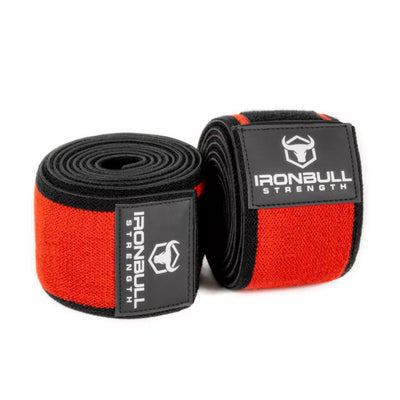 Iron Bull Strength Unleash Knee Wraps Knee Wraps Iron Bull Strength 2m (78") / Red