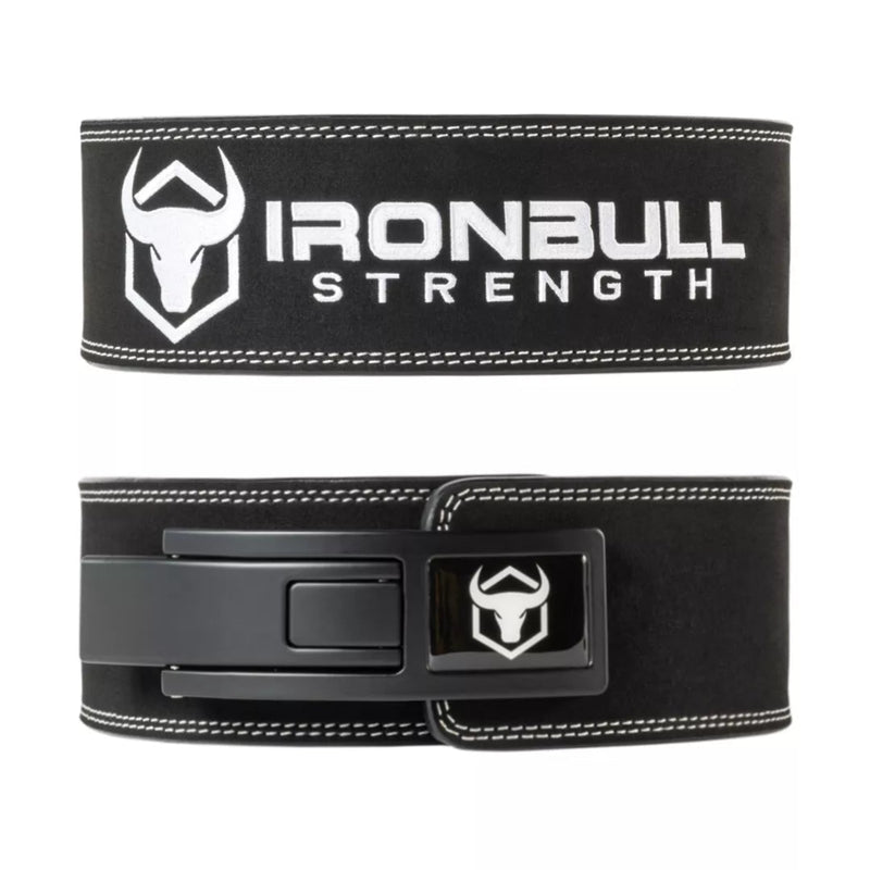 Iron Bull Strength Unleash 10mm 4" Lever Belt Lifting Belts Iron Bull Strength S Black