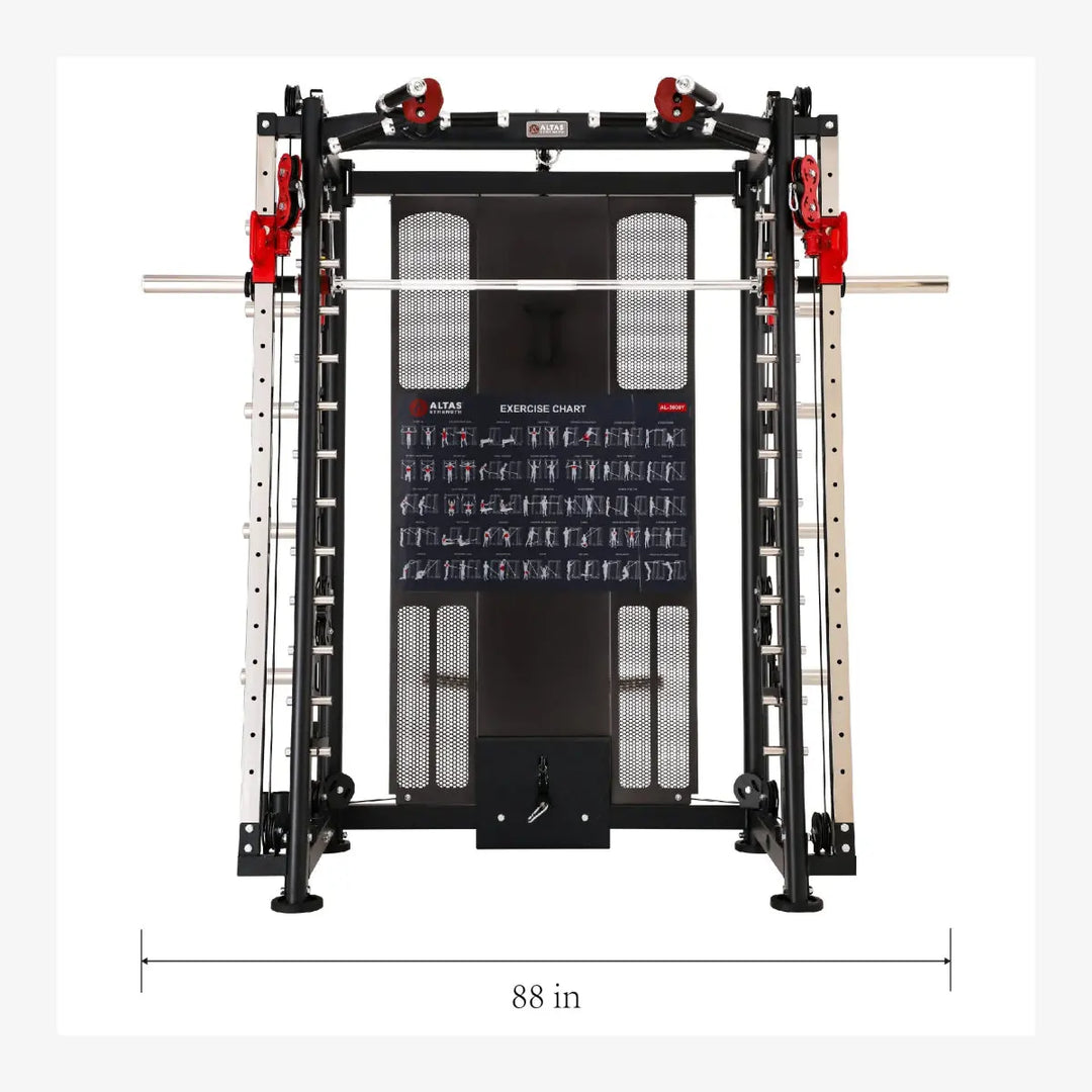Altas Strength AL-3000Y Multi-Functional Smith Machine Bundle Strength Altas Strength