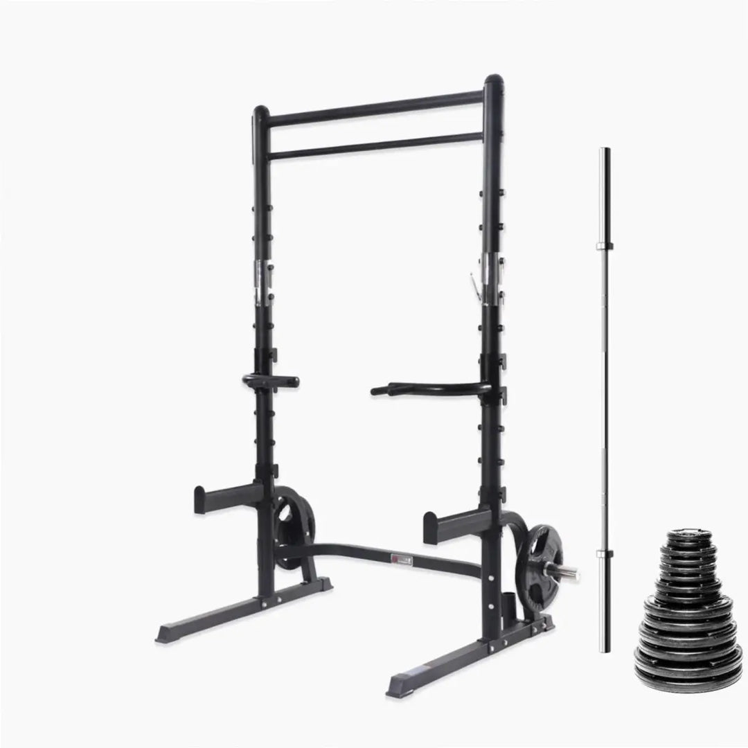 Altas Strength AL-3003 Squat Rack Bundles Strength Altas Strength AL-3003 + 300lb Plate Set