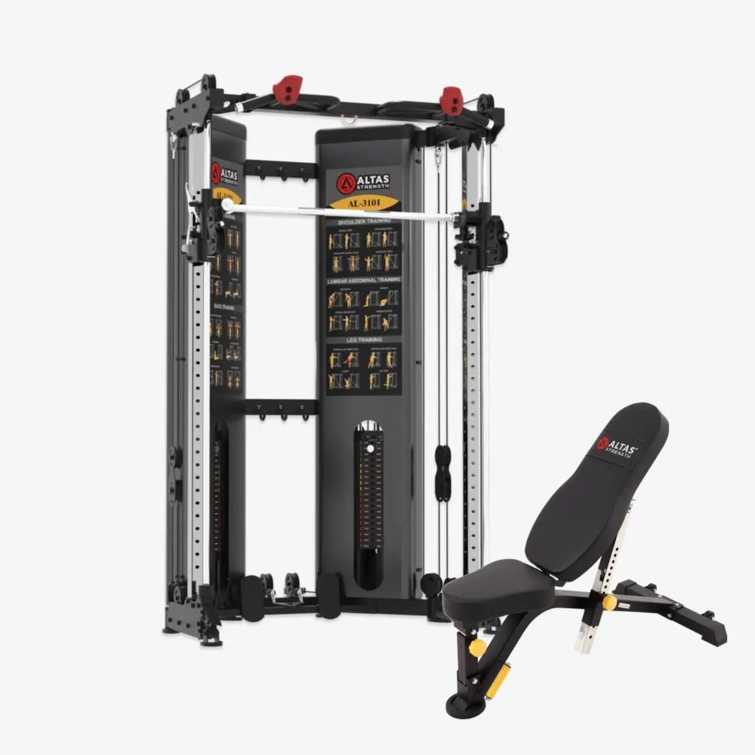 Altas Strength AL-3101 Folding Functional Smith + Bench Bundle Strength Altas Strength