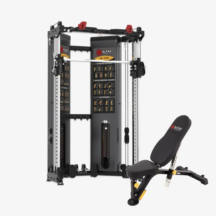 Altas Strength AL-3101 Folding Functional Smith + Bench Bundle Strength Altas Strength