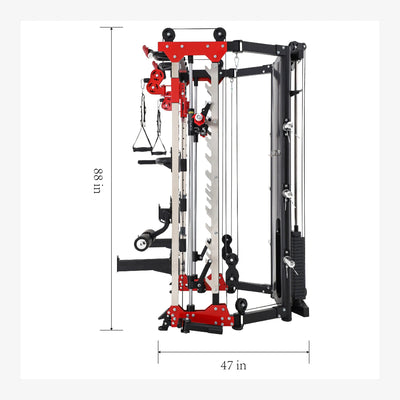 Altas Strength AL-3107 Folding Smith Machine Strength Altas Strength