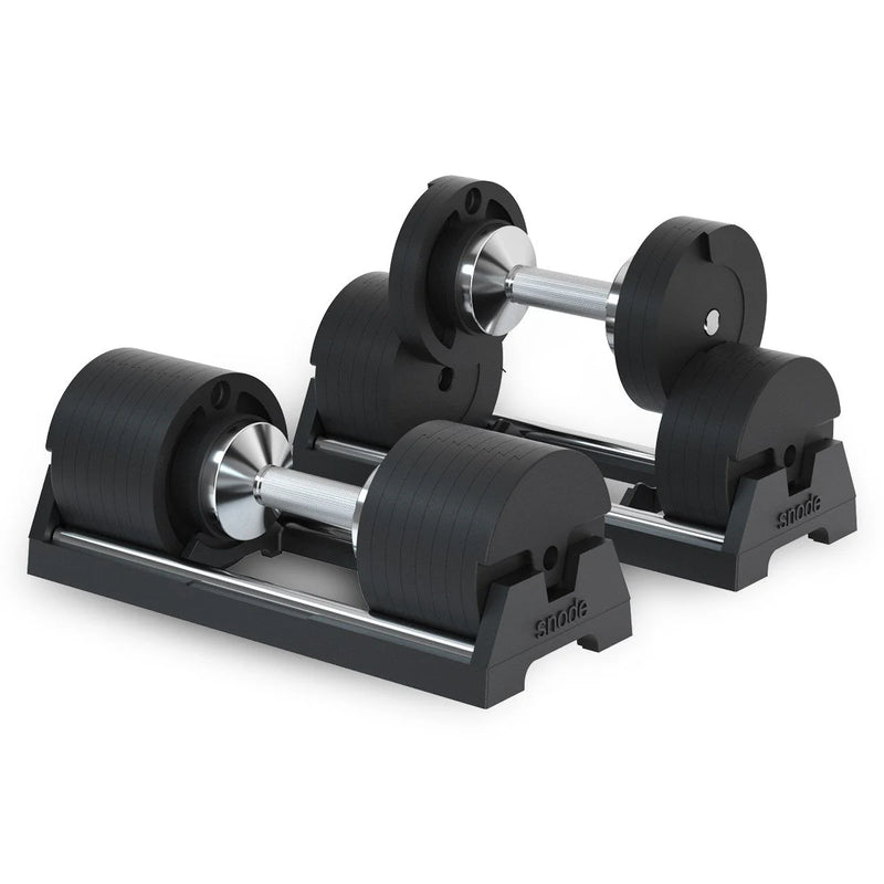 Snode Drop-proof Cast Iron Adjustable Dumbbells 80 lbs Weights Snode Sport