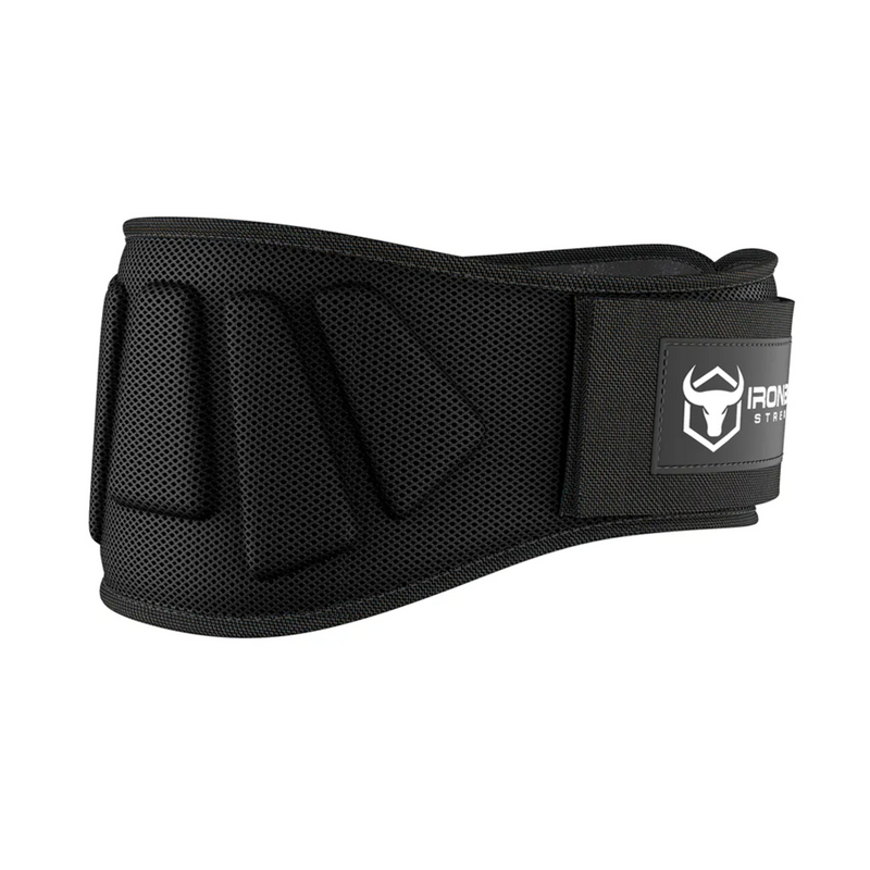 Iron Bull Strength 6" Reinforced Nylon Lifting Belt Lifting Belts Iron Bull Strength Black S