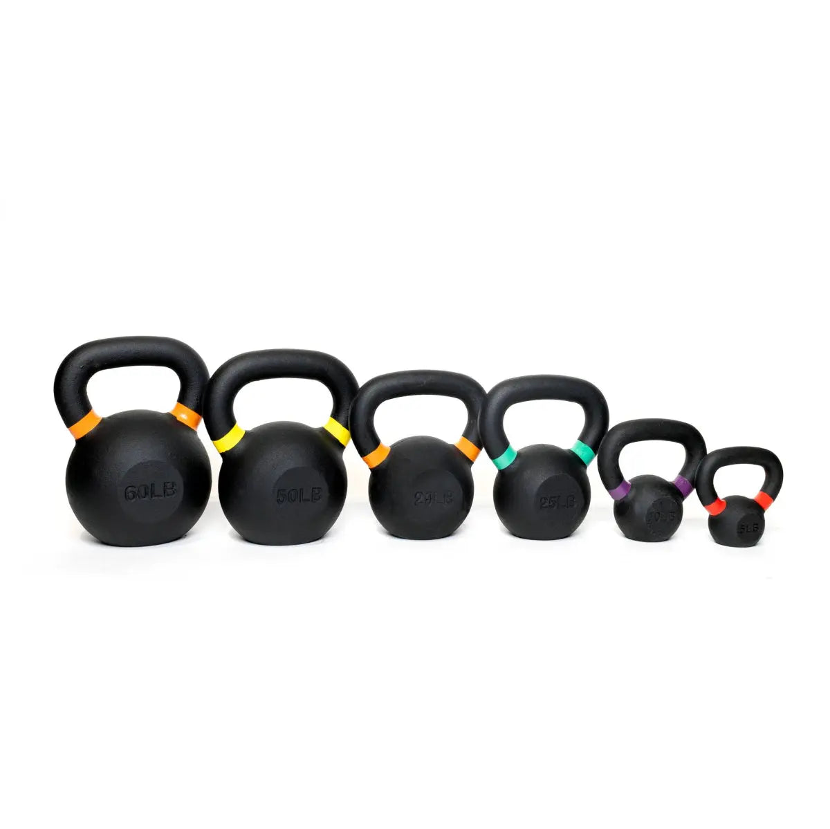 Black Cast Iron Kettlebells | LBS Weights Select Fitness 5LB