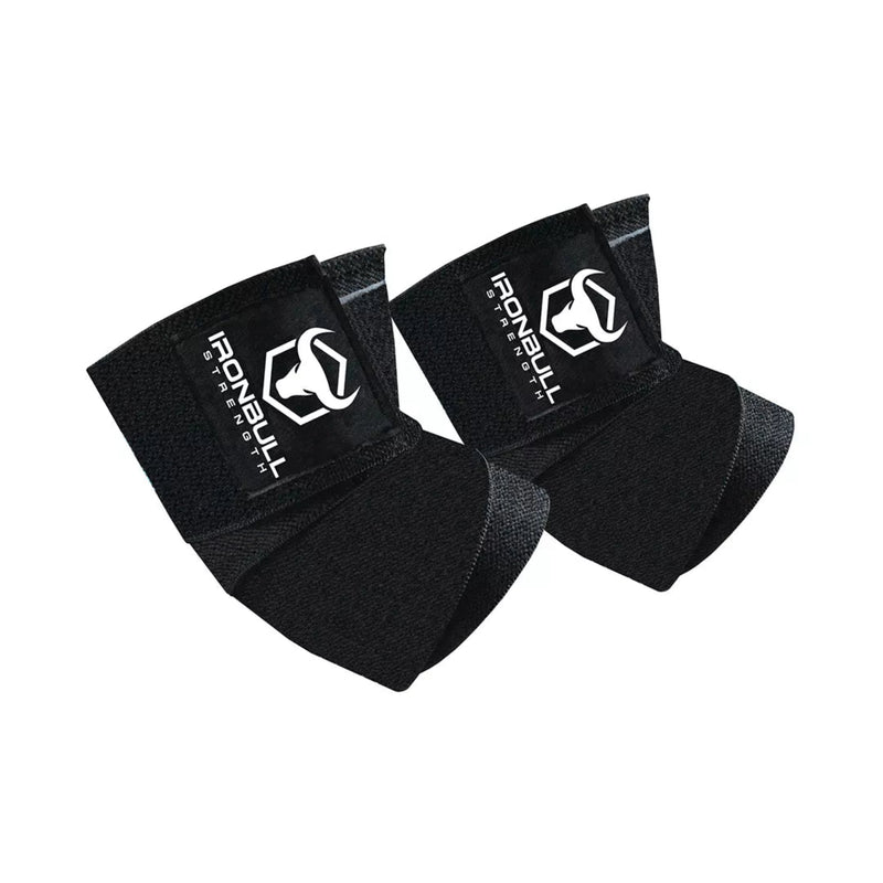 Iron Bull Strength Classic Elbow Wraps Elbow Wraps Iron Bull Strength Black  