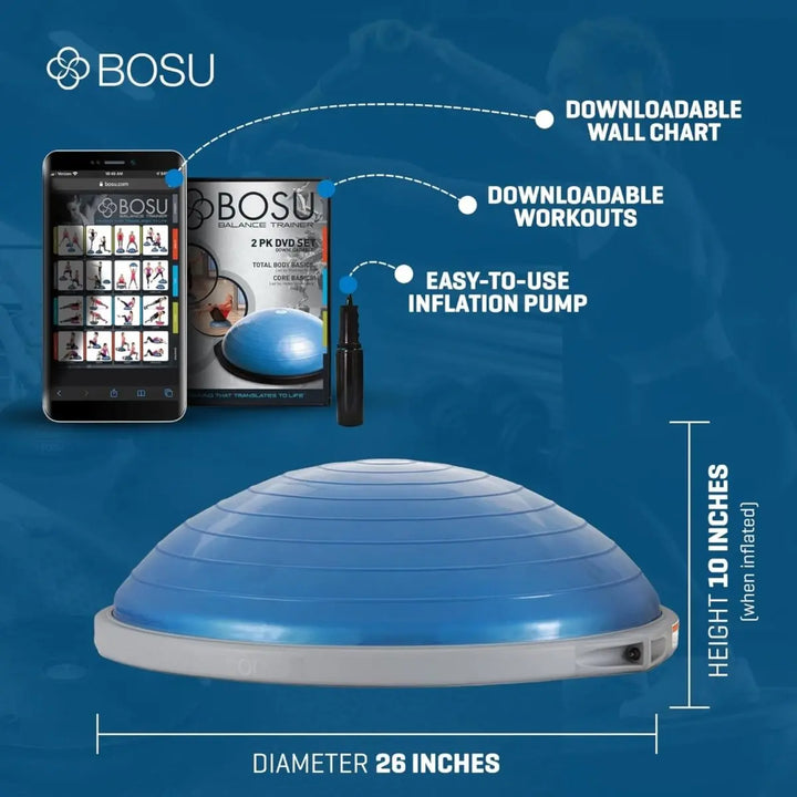 BOSU Ball Pro Balance Trainer for Core & Stability Training