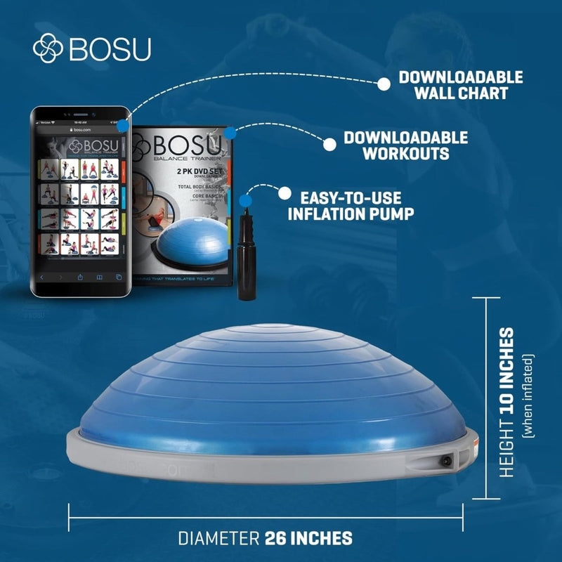 Bosu Ball Pro Balance Trainer Fitness Accessories Bosu Ball