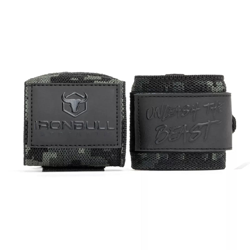 Unleash Wrist Wraps Accessories Iron Bull Strength Camo Black