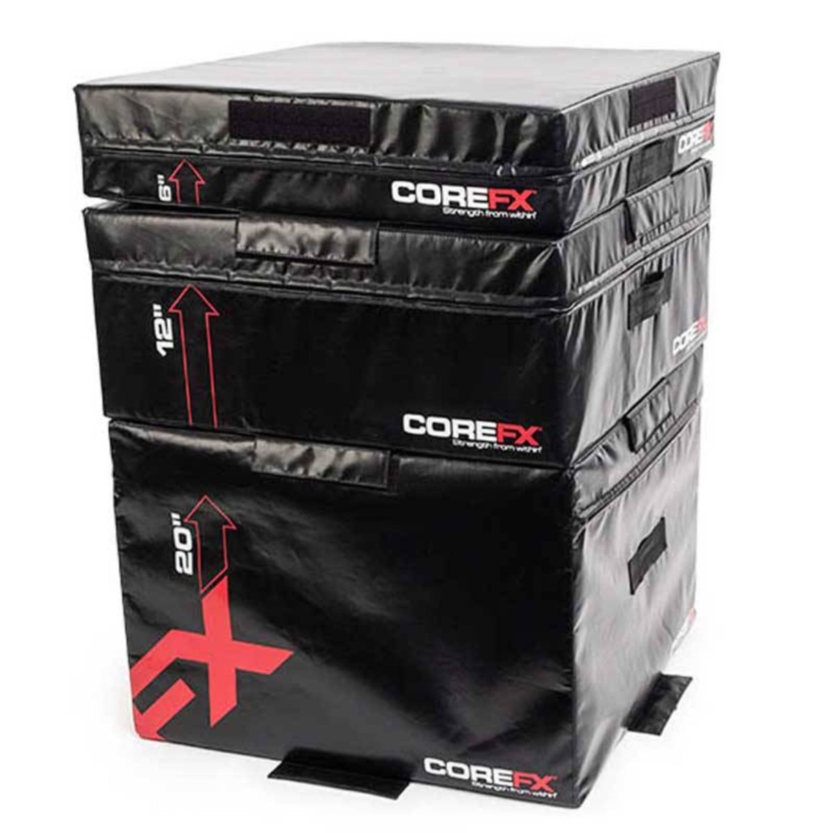 Trainig Box CoreFX Foam Stacking Plyobox – Soft, Stackable Jump Training Box – Gym ...
