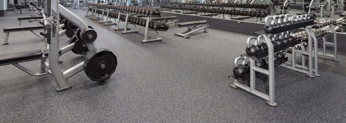 Ecore Basic Fit 6mm Rubber Flooring Roll - Gym Concepts