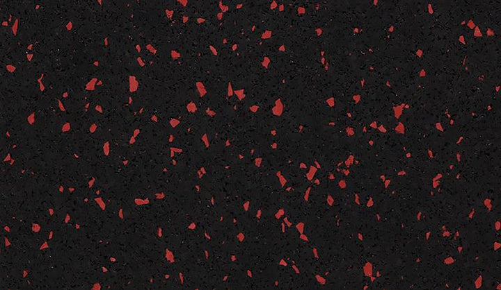 Ecore Basic Fit 8mm Interlocking Rubber Tile Flooring Ecore International Rippin Red 10 EL05