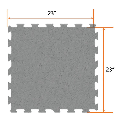 Ecore International Basic Fit Designer Rubber Interlocking Tiles Flooring Ecore International