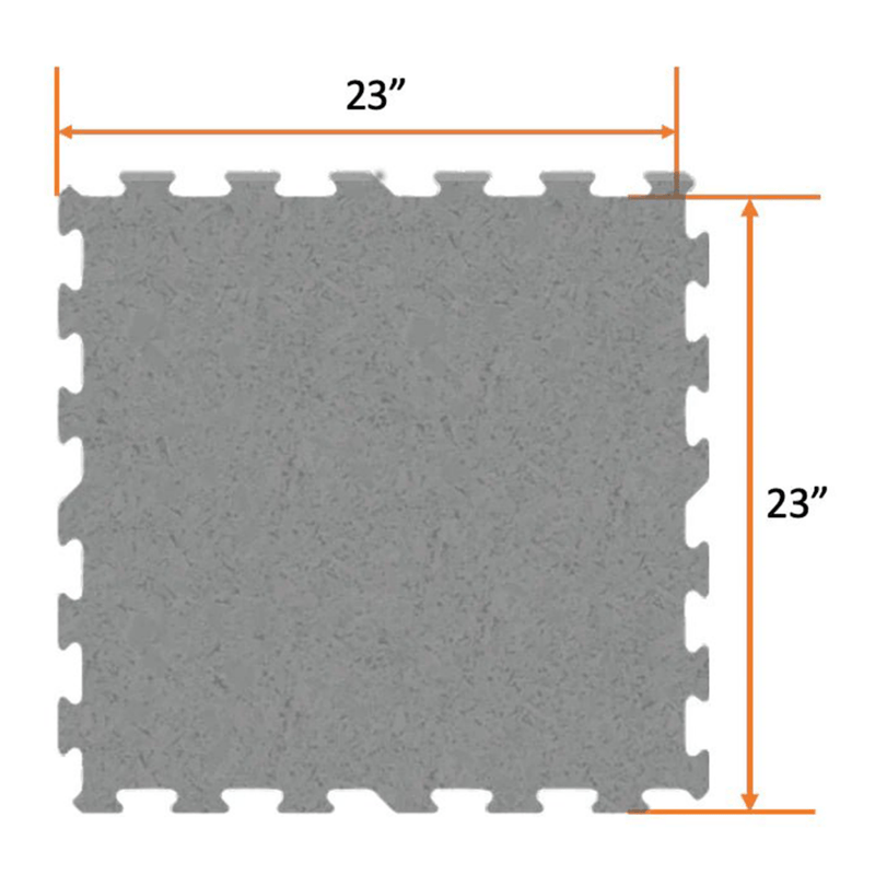 Ecore International Basic Fit Designer Rubber Interlocking Tiles Flooring Ecore International
