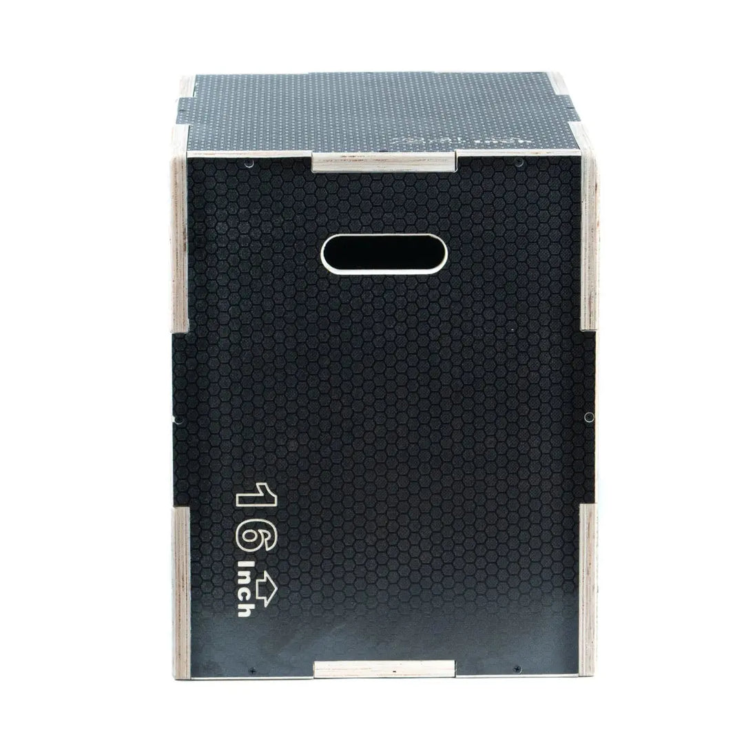 FitWay 3 in 1 Non-Slip Wood Plyo Box 16 x 20 x 24 Inch Strength &amp; Conditioning FitWay Fitness