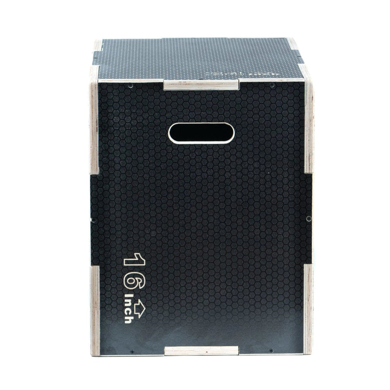 FitWay 3 in 1 Non-Slip Wood Plyo Box 16 x 20 x 24 Inch Strength & Conditioning FitWay Fitness