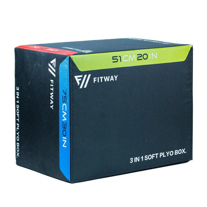 FitWay Foam PlyoBox 20 x 24 x 30 Inches Strength &amp; Conditioning FitWay Fitness
