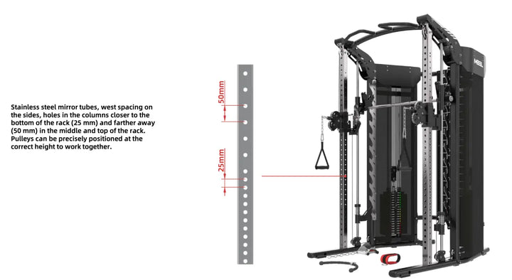 FTS-9H All In One Smith Machine Strength Gym Concepts