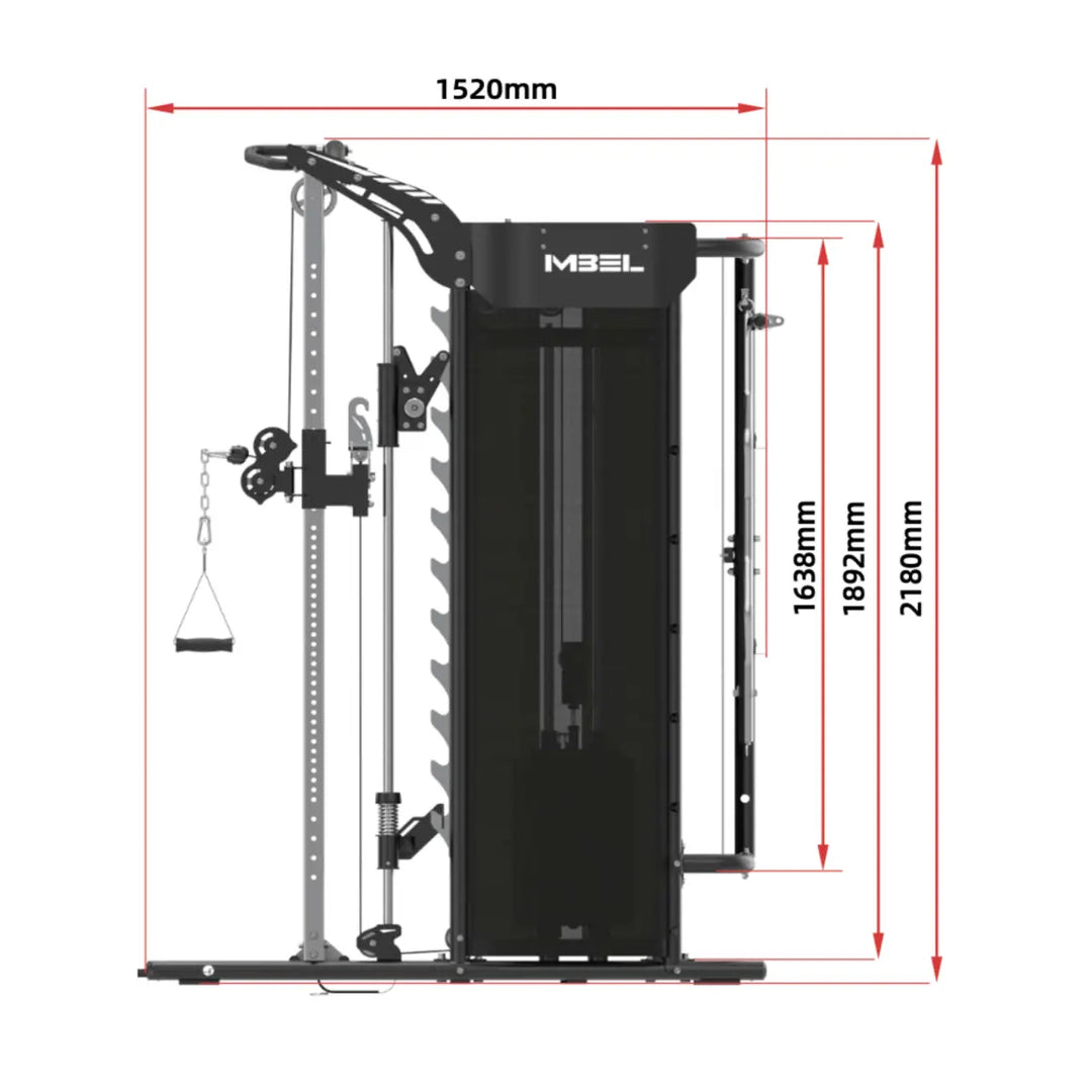 FTS-9H All In One Smith Machine Strength Gym Concepts