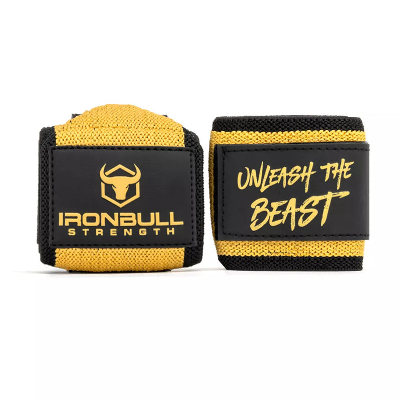 Unleash Wrist Wraps Accessories Iron Bull Strength Gold