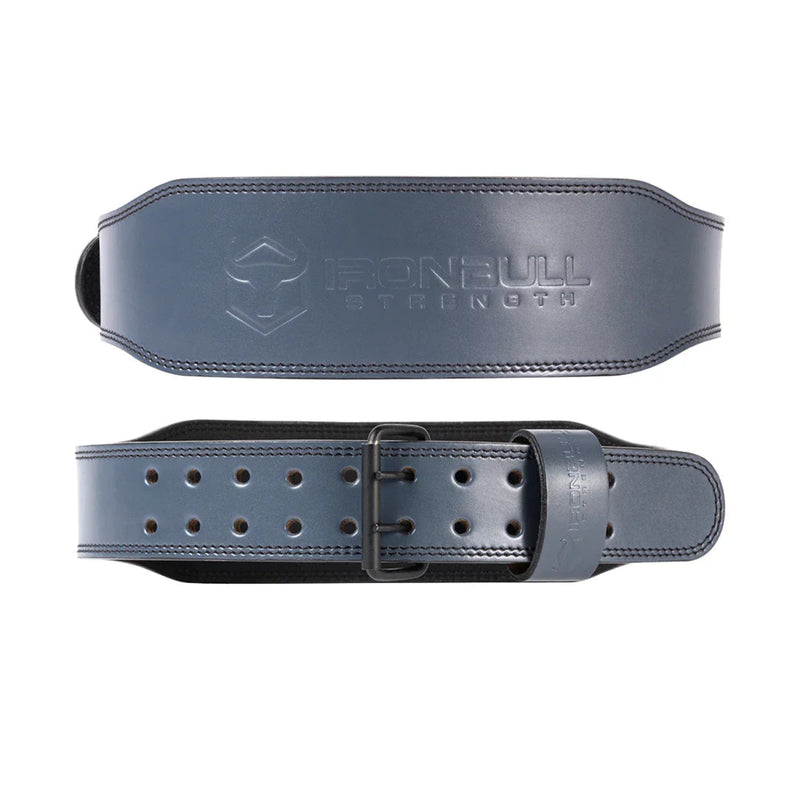 Iron Bull Strength Unleash 7mm Leather Lifting Belt Lifting Belts Iron Bull Strength Grey Small