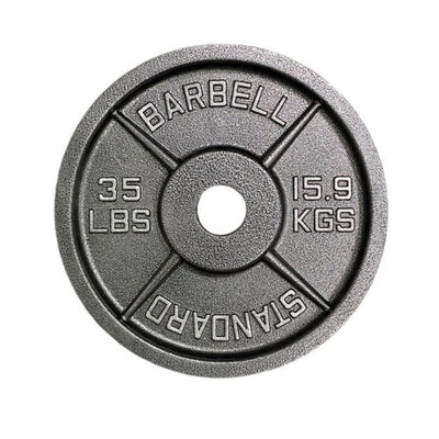 Gym Concepts Standard Cast Iron Olympic Plate Weights Gym Concepts